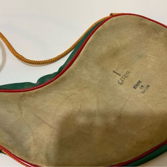 Canteen Bota Bag Spanish Leather Wine Water Flask Pouch 32oz Cosplay Renaissance - Picture 4 of 7